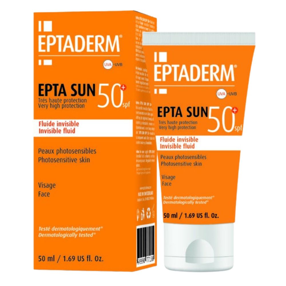 xr:d:DAFM8xv3vSU:1406,j:45944591585,t:23012714 EPTADERM EPTA SUN FLUIDE INVESIBLE SPF50 40ML – Image 1