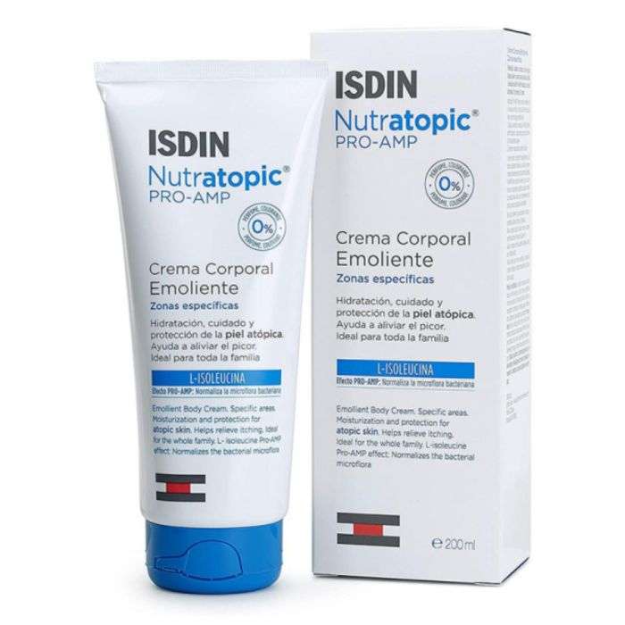 isdin-nutratopic-creme-corporelle-emolliente-200-ml ISDIN NUTRATOPIC CREME EMOLIENTE 200ML – Image 1