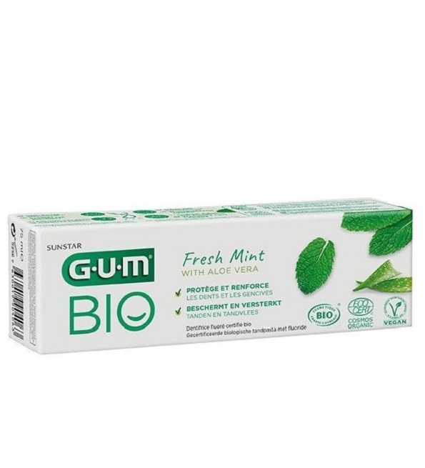 Gum dentifrice bio 75ml+Brosse 1314 pack GUM DENTIFRICE BIO 75ML+BROSSE 1314 pack – Image 1