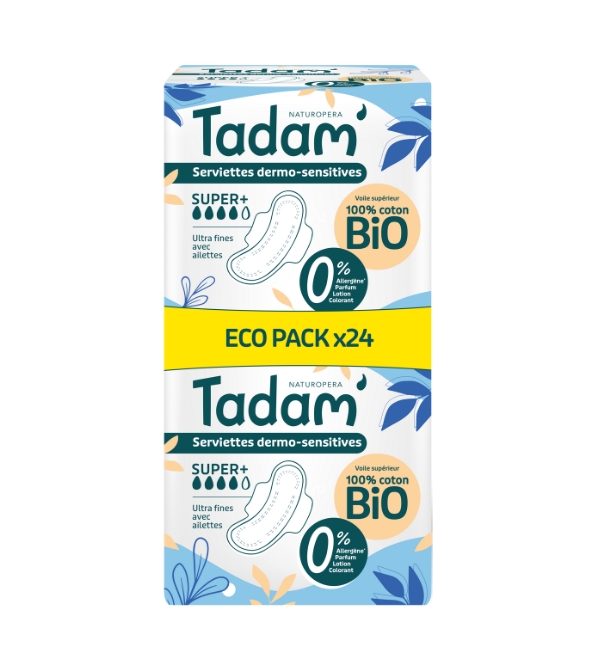 TADAM-SERVIETTES-ULTRA-SUPER-12U-X-2PACK-PROMO TADAM SERVIETTES ULTRA SUPER+ 12U X2 PACK PROMO – Image 1