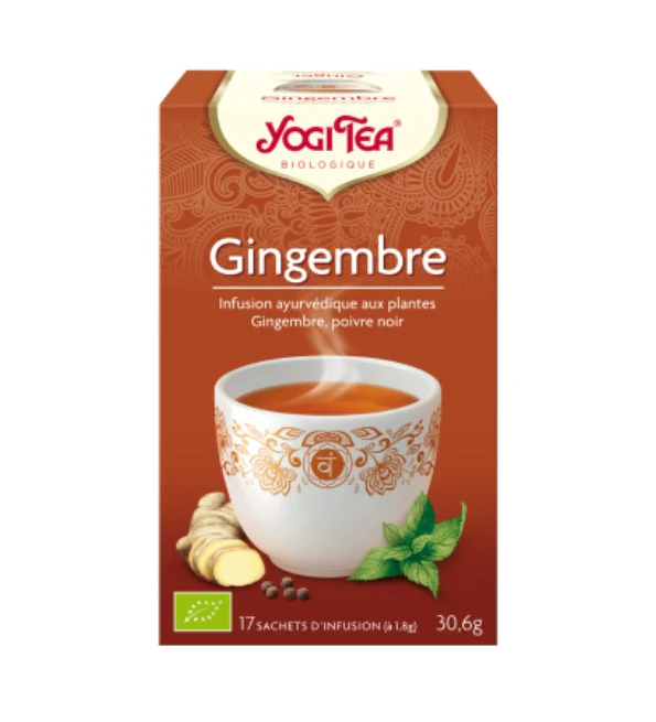 YOGI-TEA-GINGEMBRE-172G-1 YOGI GINGEMBRE 17*2G – Image 1