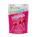 YUM EARTH 14 SUCETTES POPS FRAISE SG