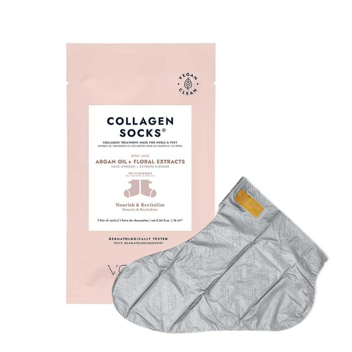 voesh-new-york-voesh-new-york-collagen-socks-argan-oil-floral-extracts-16-ml-produits-americains-visage-et-corps COLLAGEN SOCKS WITH ARGAN OIL+FLORAL EXTRACTS – Image 1