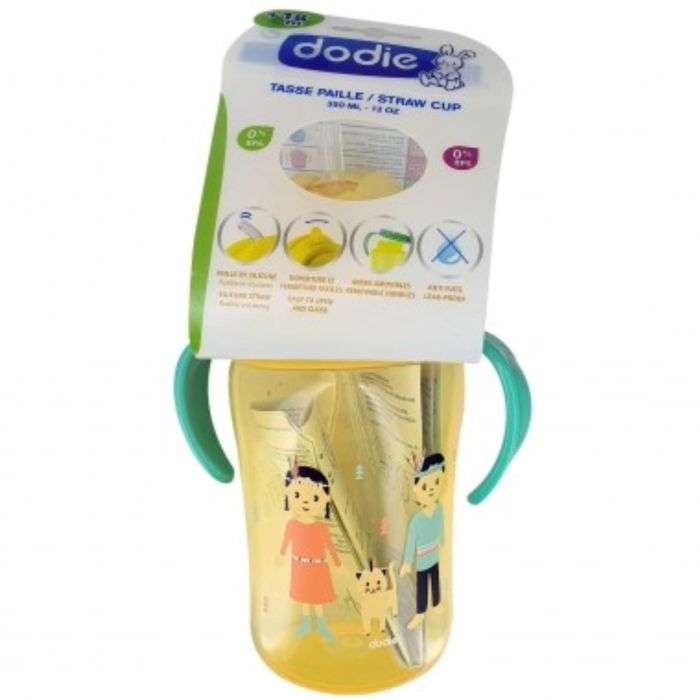 IMG_0046 DODIE TASSE PAILLE +18M 355ML JAUNE – Image 1