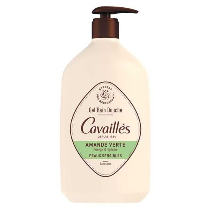 IMG_0119 ROGE CAVAILLES GEL SURGRAS ACTIF BAIN DOUCHE AMANDE VERTE 1L – Image 1