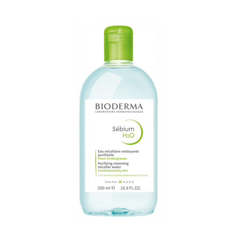 IMG_0493 BIODERMA SEBIUM H2O SOLUTION MICELLAIRE 500 ML – Image 1