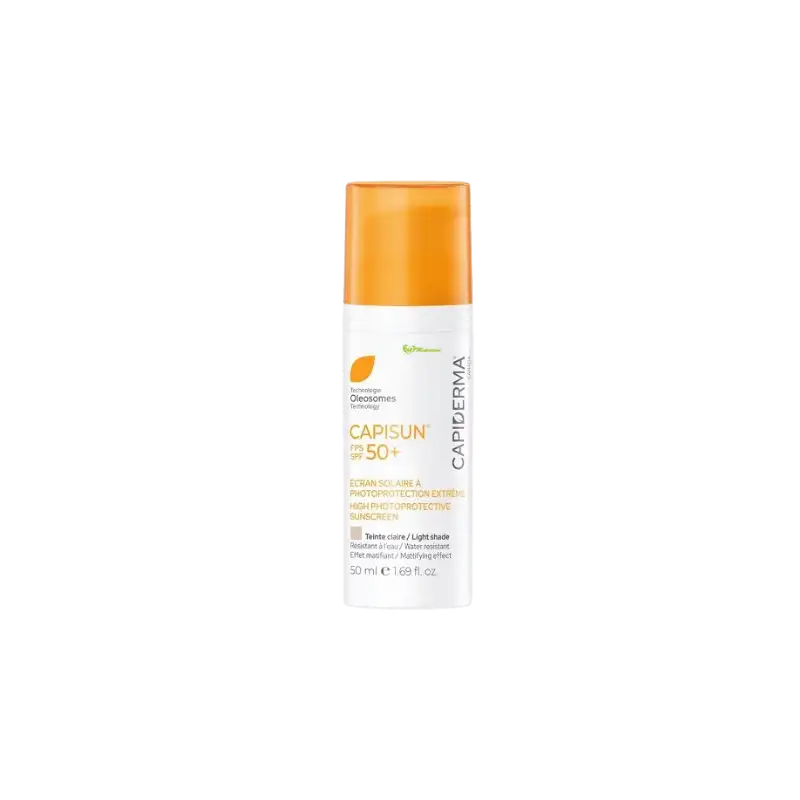 IMG_4115 CAPIDERMA CAPISUN CREME SOLAIRE TEINTEE CLAIRE 50ML – Image 1