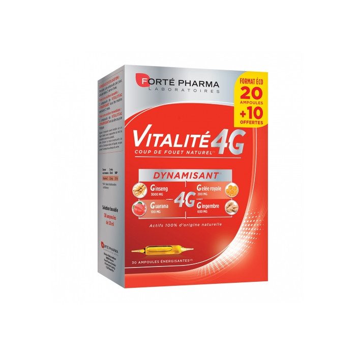 IMG_0755 FORTE PHARMA VITALITE 4G DYNAMISANT 30 AMPOULES – Image 1