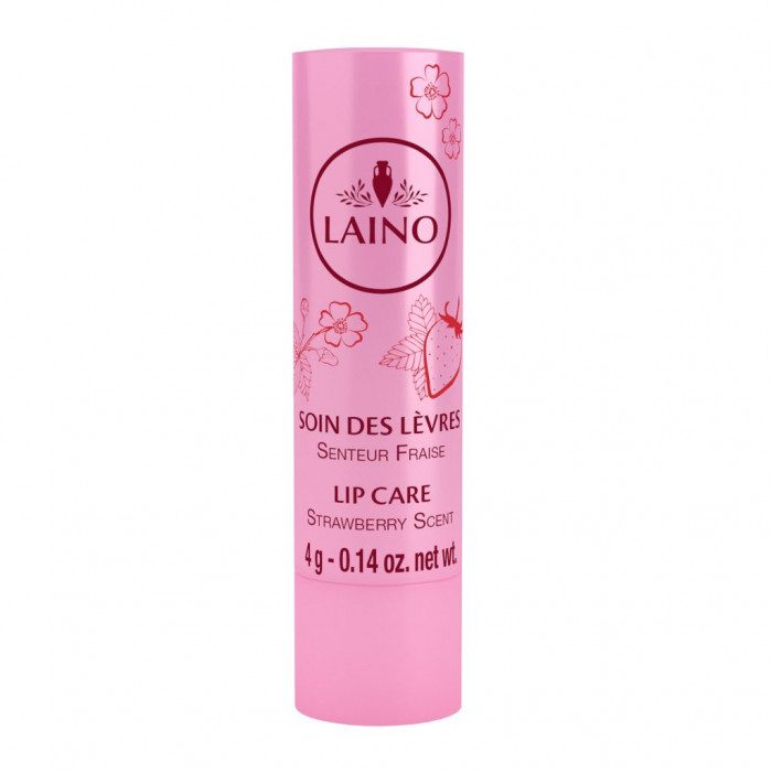 laino-laino-soin-des-levres-fraise-4-g-sticks-levres-et-reparateurs LAINO SOIN DES LÉVRES FRAISE 4 G – Image 1