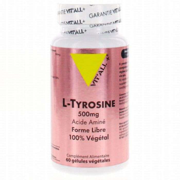IMG_2253 VIT’ALL+ L TYROSINE 500 MG 60 GEL – Image 1