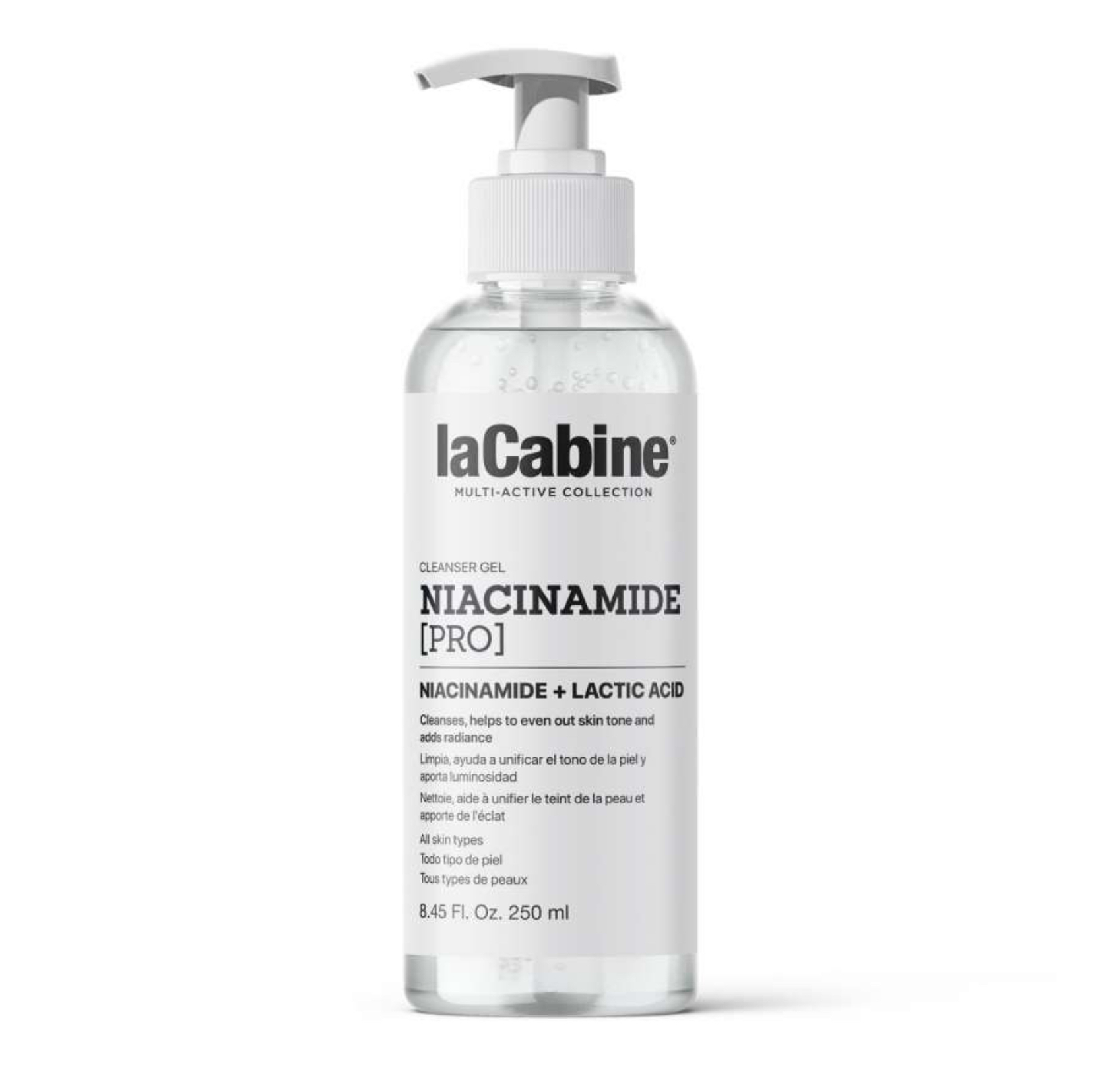 IMG_2377 LA CABINE CLEANSING GEL NIACINAMIDE PRO 250ML – Image 1