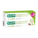 GUM ACTIVITAL DENTIFRICE PACK DUO 75MLX2