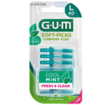 GUM SOFT PICKS CONFORT FLEX LARGE 40PIECES REF 671