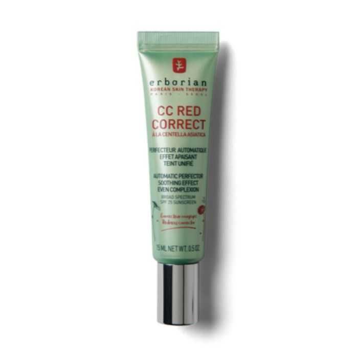 IMG_2864 ERBORIAN CC RED CORRECT CENTELLA ASIATICA EFFET APAISANT SPF25 15 ML – Image 1