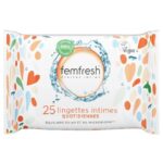 FEMFRESH - 25 LINGETTES INTIMES QUOTIDIENNES FLEUR D’ORANGER