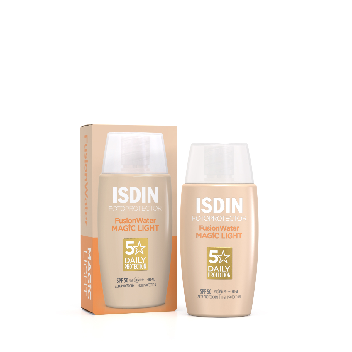 IMG_3528 ISDIN FOTOPROTECTOR FUSION WATER MAGIC LIGHT SPF50 50ML – Image 1