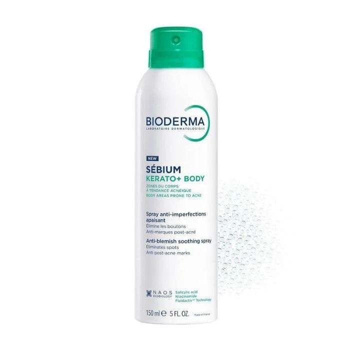 IMG_4185 BIODERMA SEBIUM KERATO+ BODY SPRAY ANTI IMPERFECTIONS APAISANT 150 ML – Image 1