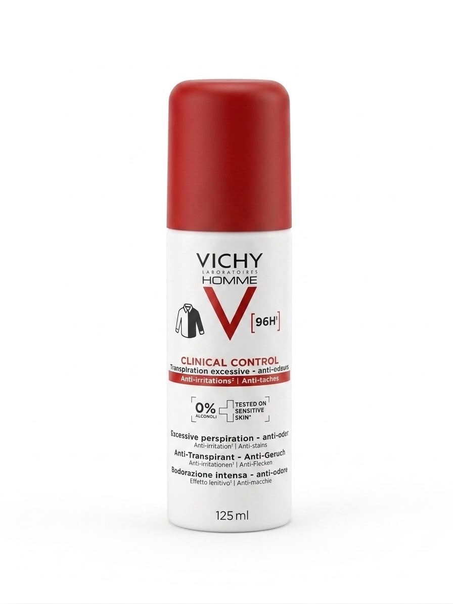 53b006ef-c1d2-47ac-a849-d79311a6be1e VICHY DEODORANT CLINICAL CONTROL 96 H SPRAY 125ML – Image 1